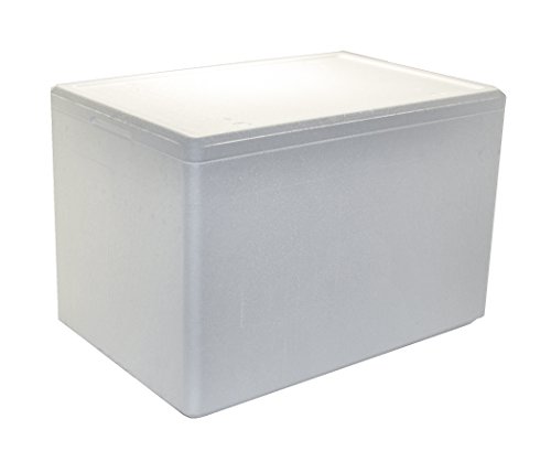 TropicShop Styroporkisten/Styroporbox/Thermobox 595 x 395 x 360mm - 53,7L - Warmhaltebox - Kühlbox für Getränke/Lebendsmittel von TropicShop