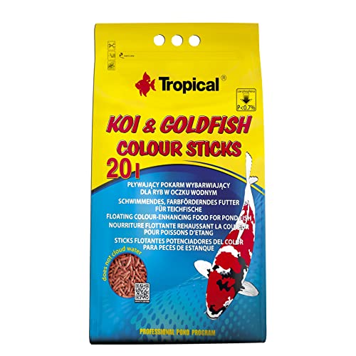 KOI & Goldfish Colour Sticks 20 l / 1600 g - Schwimmende Sticks für Teichfische von Tropical