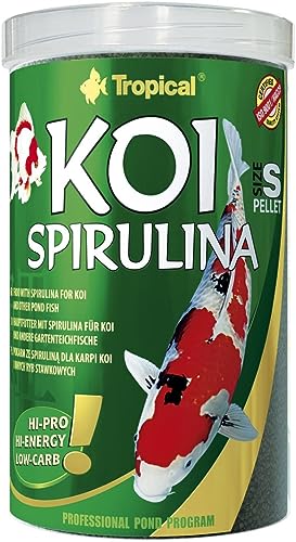 Koi Spirulina Pellet M 1L von Tropical