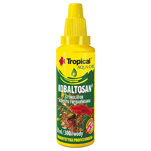 SUPER Aquarium LTD Tropical Kobaltosan Wachstum und Farbe verbessert Pflanzen aktiv Kobalt, Flasche 30 ml von Tropical