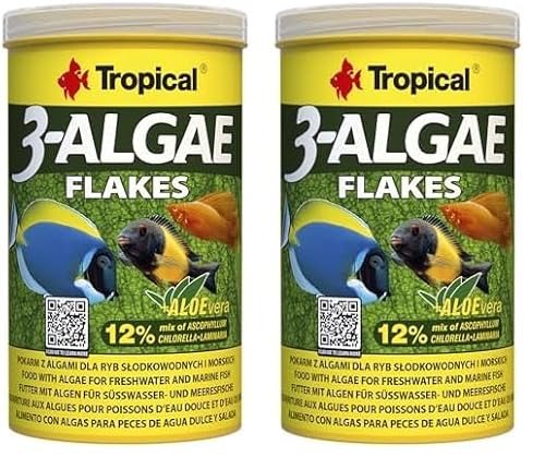 Tropical 3-Algae Flakes, 2er Pack (1 x 1 l) von Tropical