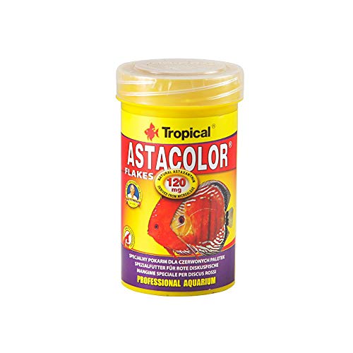 Tropical Astacolor, farbförderndes Flockenfutter, 2er Pack (2 x 100 ml) von Tropical