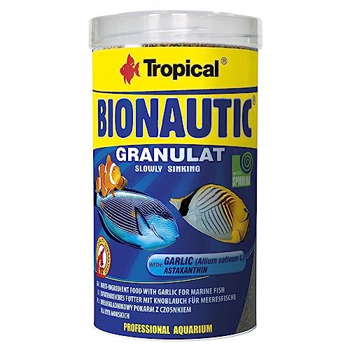 Tropical Bionautic Granulat Futter für kleine bis mittelgroße Meerwasserfische, 1er Pack (1 x 500 ml) von Tropical