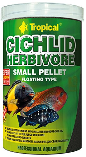 Tropical Cichlid Herbivore Small Pellet, 1er Pack (1 x 1 l) von Tropical