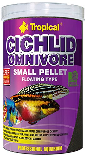 Tropical Cichlid Omnivore Small Pellet, 1er Pack (1 x 1 l) von Tropical