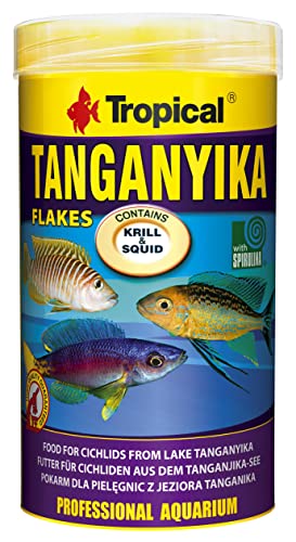 Tropical Flockenfutter Tanganyikaseecichliden, 1er Pack (1 x 250 ml) von Tropical