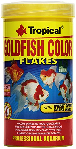 Tropical Goldfish Color Farbverstärkendes Flockenfutter, 250 ml von Tropical