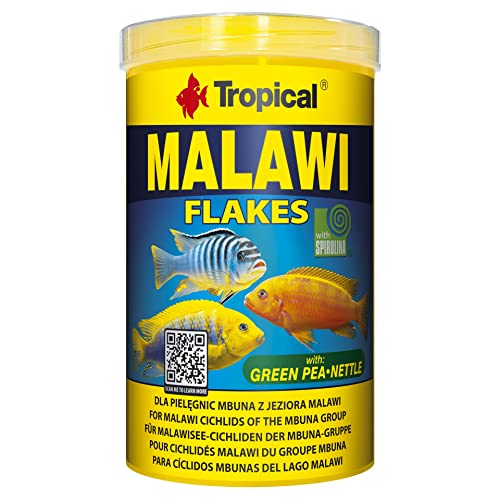 Tropical Malawi Flockenfutter, 1er Pack (1 x 1 l) von Tropical