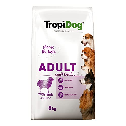 Tropical Premium Hundefutter mit Lamm und Reis, 1er Pack (1 x 8 kg) von TropiDog