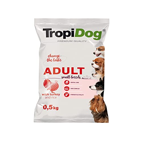 Tropical TROPIDOG Premium Adult S Turkey&Rice 500G von TropiDog