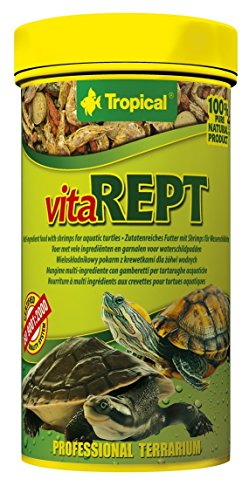 Tropical vitaREPT - Futter für Wasserschildkröten, 1er Pack (1 x 250 ml) von Tropical