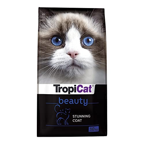 TROPICAT Beauty 10kg - Alleinfuttermittel für ausgewachsene Katzen ab 12 Monaten von TropiCat