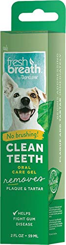 Tropiclean-Fresh Breath Clean Teeth Mundpflege-Gel, 60 ml, 12 Stück von Tropiclean