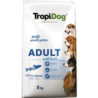 Tropidog Premium Adult Small Lachs - 8 kg von Tropidog