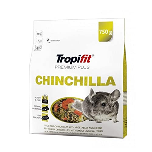 Chinchilla Premium Plus 750g Chinchillafutter mit Gemüse und Kräutern von Tropifit