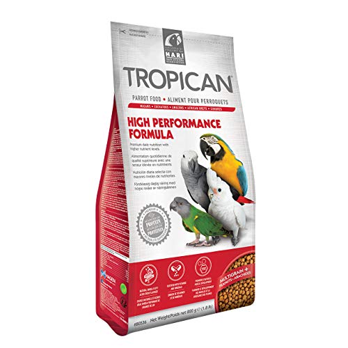 H-Ari Papageienfutter Hari TROPICAN High Performance 4mm Granules 820gr. von Tropimix