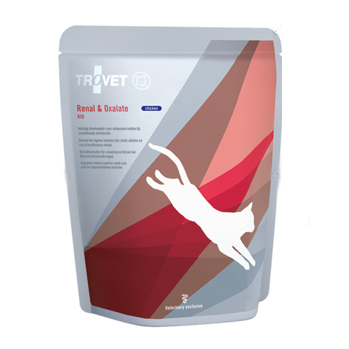 TROVET Renal & Oxalate RID Katze - 12 x 85 g Frischebeutel von Trovet