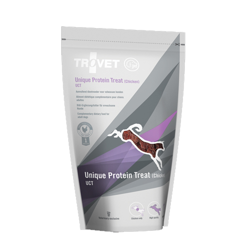 TROVET Unique Protein Treats UCT Hund - Huhn - 125 g von Trovet