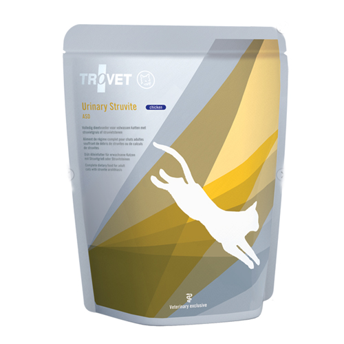 TROVET Urinary Struvite ASD (Chicken) Katze - 24 x 85 g Frischebeutel von Trovet