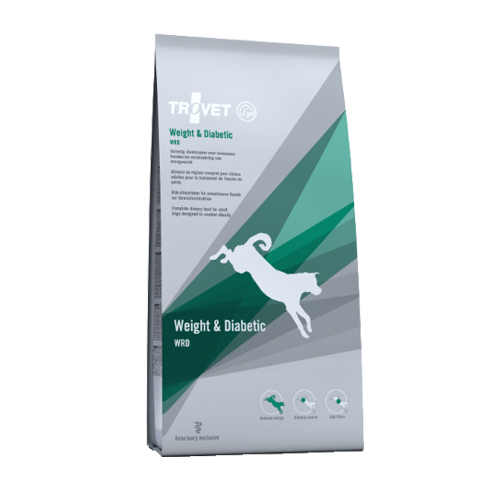 TROVET Weight & Diabetic WRD Hundefutter - 3 kg von Trovet