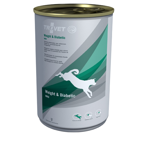 TROVET Weight & Diabetic WRD Hundefutter - Dosen - 6 x 400 g von Trovet