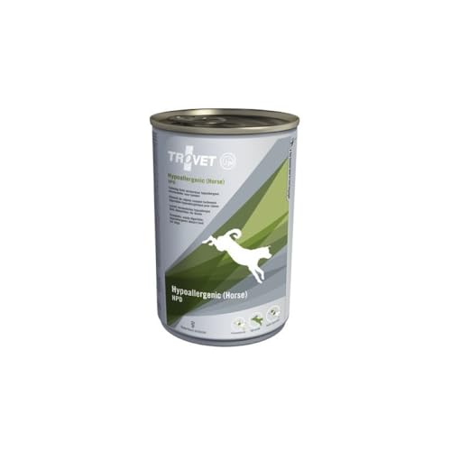 Trovet Hypoallergenic Pferd-Kartoffel HPD | 12 x 400 g | Diätalleinfutter für Hunde mit Futtermittelunverträglichkeiten und Futtermittelintoleranzen | Getreidefreie Rezeptur von Trovet