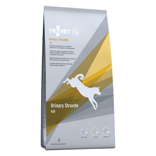 Trovet Urinary Struvite ASD Trockenfutter | 3 kg | Diät-Alleinfuttermittel für Adulte Hunde zur Unterstützung bei Struvitkristallen | Niedriger Kalium- und Magnesiumgehalt von Trovet