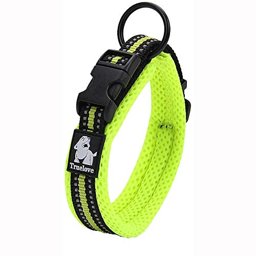 Truelove True Love Hundetrainingshalsband TLC5011 Reflektierende Hundehalsbänder (2XS, Neongelb) von Truelove