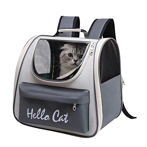 Truejoy Katzen-Wanderrucksack, faltbarer Katzenrucksack | Hundetasche mit Tragegriff für kleine Hunde, Sommer atmungsaktiv und wasserdicht von Truejoy