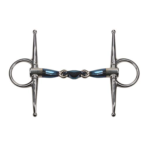 Trust Equestrian Schenkeltrense Sweet Iron Full Cheek Eliptical Doppelt gebrochen Trust Divers - 12,5 cm von Trust Equestrian