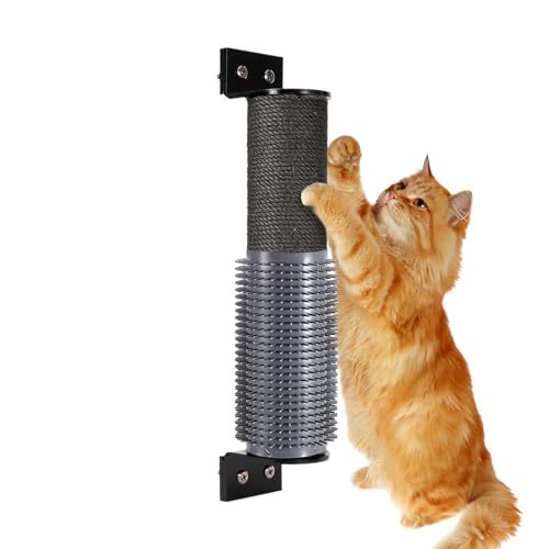 Trveqhk Kratzbaum-Ersatzstange für Katzen, robuster Ersatz-Kratzbaum mit Fellpflegebürste – verschleißfestes Kätzchenzubehör für drinnen und draußen, Klettern, Spielen, Unterhaltung Trveqhk Kratzbaum-Ersatzstange für Katzen, robuster Ersatz-Kratzbaum mit Fellpflegebürste – verschleißfestes Kätzchenzubehör für drinnen und draußen, Klettern, Spielen, Unterhaltung von Trveqhk