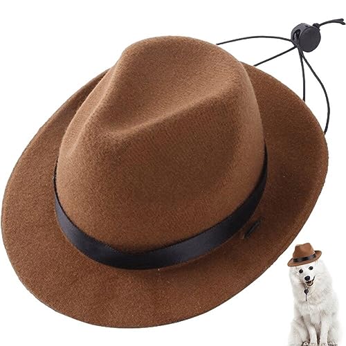 Haustier Hund Cowboy Hut Haustier Katze Lustige Kopfbedeckung Hund Cosplay Kostüm Kopfbedeckung Zubehör Für Foto Requisiten Leistung von Tsffae