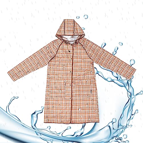 Tsuchiya Hunderegenmantel - Hunde-Regenjacke aus Polyester, transparent, mit Kapuze,Verstellbarer, wasserdichter Hunde-Regenmantel-Poncho für große, mittelgroße und kleine Hunde, Welpen, Slicker von Tsuchiya