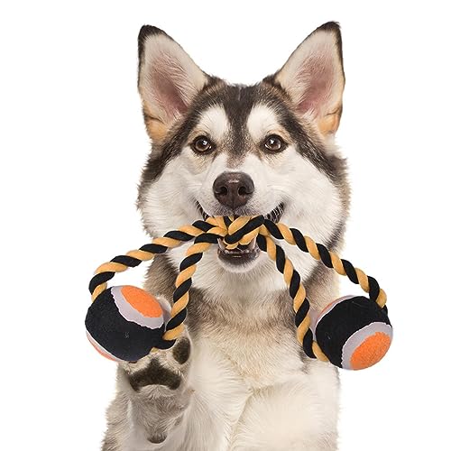Tsuchiya Hundeseil-Kauspielzeug,Tragbarer Seilspielzeughund | Zahntraining und Zahnreinigung, Hundeseil-Kauspielzeug für Aggressive Kauerhunde, kleine Hunde von Tsuchiya