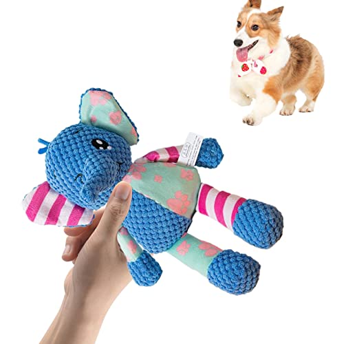 Tsuchiya Hundespielzeug Quietschend - Kauspielzeug für Welpen,Kuscheltiere Plüschtier zu Zähneputzen und Kauen, Zubehör für kleine und mittelgroße Hunde von Tsuchiya