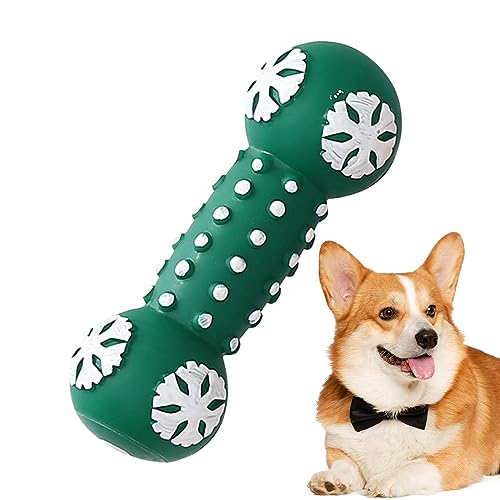 Tsuchiya Kauspielzeug für Hunde | Quietschspielzeug für Welpen,Bissfestes interaktives Spielzeug für große/mittlere/kleine Rassen, Weihnachtsspielzeug für Haustiere von Tsuchiya