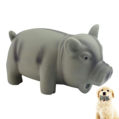 Tsuchiya Quietschendes Schwein Hundespielzeug,Quietschspielzeug für Hunde aus Latex mit einem Oinks-Sound Quietscher Grunzendes Schwein Hundespielzeug | Squeaker Chew Training Puppy Supplies von Tsuchiya