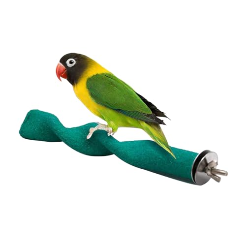 Vogelschauer-Sitzstangenständer - Parrot Frosted Stand Play Barsch - Verstellbare Haustier Papagei Barsch Vogel Stand Stange für Sittich Turteltauben Wellensittich Nymphensittiche Tsuchiya von Tsuchiya