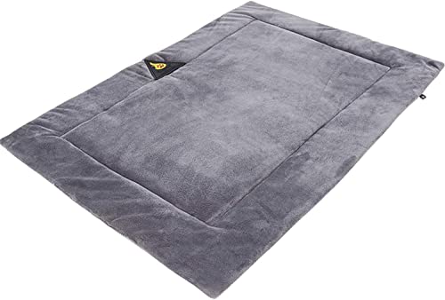 Tsukitoy Selbstheizende Katze Hund Bett Decke Waschbar Snooze Pad Haustier Bett Matte Selbstbeheiztes Katzenbett Thermo Haustier Matte für Sofa Boden Grau (XL) von Tsukitoy