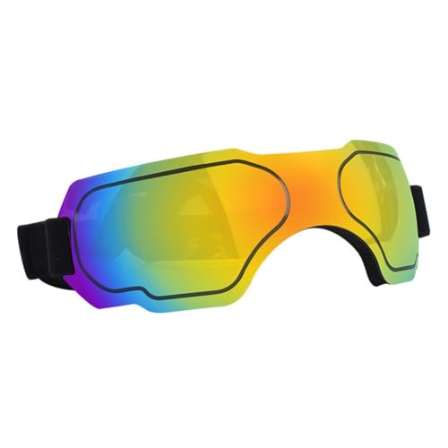 Winddichte Hundebrille Mit Verstellbarer Passform, Coole Haustierbrille Mit UV-Schutz, Leicht Zu Tragen, Geeignet Für Den Täglichen Schutz Oder Outdoor-Sportarten von TuTaTiMANG