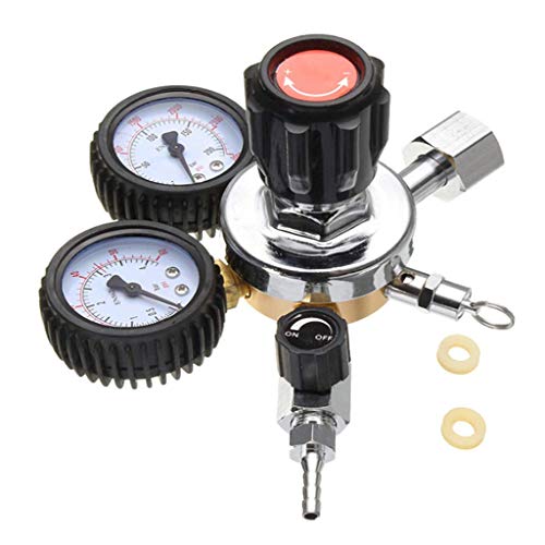 Tubayia Aquarium Druckminderer Druckregler CO2 Regler Regulator mit Blasenzähler von Tubayia