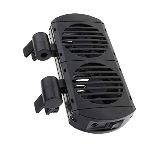 Tubayia Aquarium Lüfter Kühler Ventilator Kühlventilator für Süß- und Meerwasseraquarien (2 Fan) von Tubayia