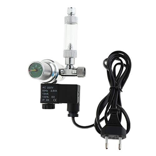 Tubayia CO2-Regler-Ventil Druckminderer Druckregler Regulator mit Blasenzähler für Aquarium von Tubayia