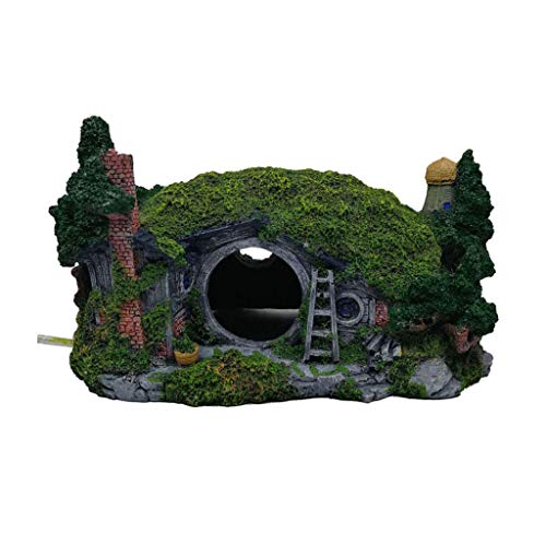 Tubayia Harz Haus Haustier Versteck Höhle Aquarium Terrarium Landschaft Dekoration Ornament von Tubayia