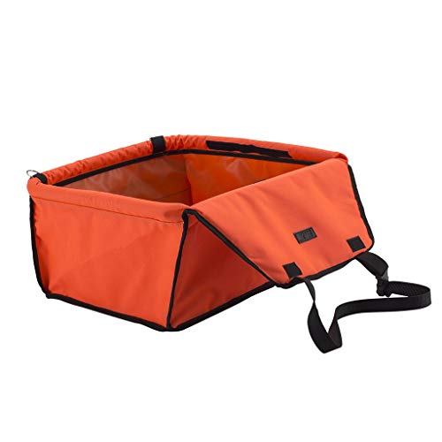 Tubayia Haustier Autositz Tragetasche Hundesitz Auto Sitzerhöhung für Hunde und Katzen (Orange) von Tubayia