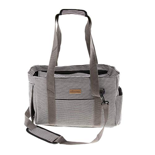 Tubayia Haustier Transporttasche Tragetasche Hundetasche Katzentasche Reisetasche für Hunde, Katzen, Welpen unter 5 Kg (Grau) von Tubayia