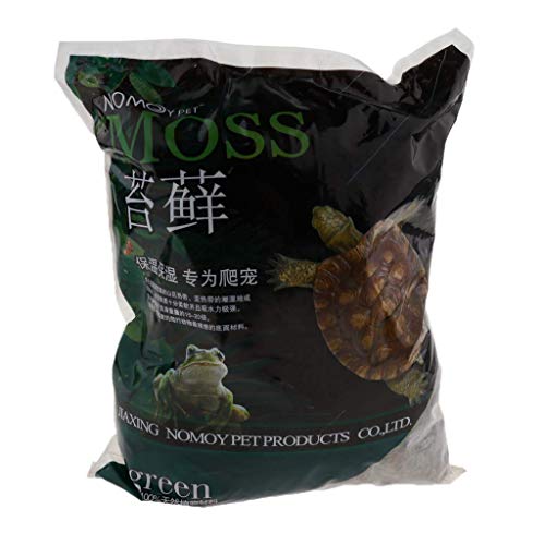 Tubayia Natürliche Moos Terrarium Dekoration Reptil Moos Substrat für Schildkröte, Eidechse, Frösche (500g) von Tubayia