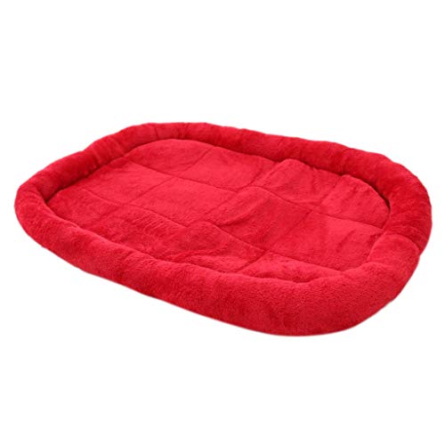 Tubayia Waschbar Weiche Hundematte Hundekissen Hundebett Haustier Hund Katze Matte Kissen (Rot) von Tubayia