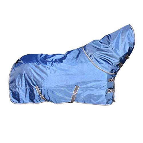 Tubayia Wasserdicht Pferdedecke Winterdecke Outdoordecke Weiche Winter Pferd Decke (Blau 140cm) von Tubayia