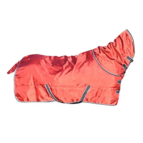 Tubayia Wasserdicht Pferdedecke Winterdecke Outdoordecke Weiche Winter Pferd Decke (Rot 140cm) von Tubayia